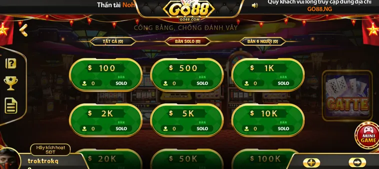 Chiến Thuật Bài Catte Tại Go88 Siêu Phẩm Đấu Trí Đẳng Cấp Thế Giới