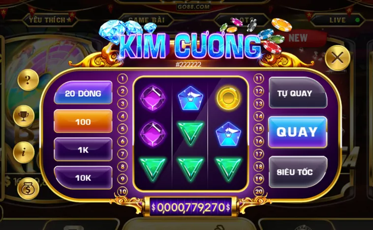 Siêu Phẩm Minigame Kim Cương Tại Go88 Đẳng Cấp Dành Cho Các Tay Săn Hũ