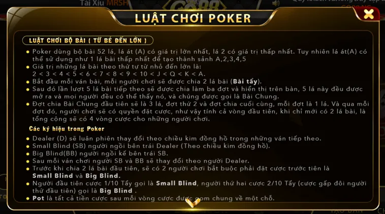 Poker Tại Go88 Sảnh Bài Quốc Tế Với Cơ Hội Chinh Phục Jackpot Đẳng Cấp Thế Giới