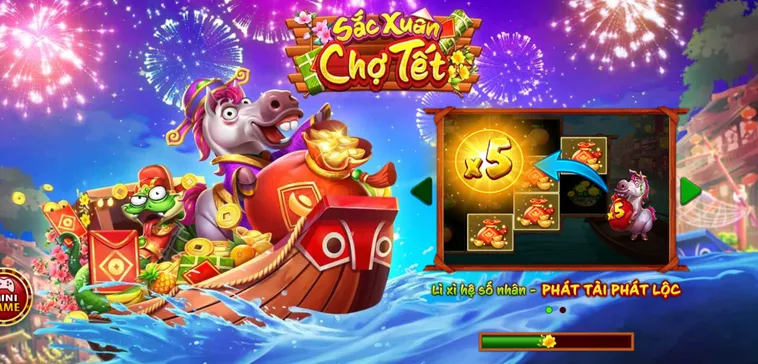 Chinh Phục Không Gian Lễ Hội Tại Nổ Hũ Sắc Xuân Chợ Tết tại Go88