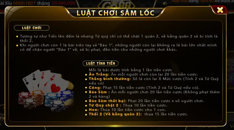 Bùng Nổ Cảm Xúc Với Tựa Game Sâm Lốc tại Go88 Đỉnh Cao Độc Đáo