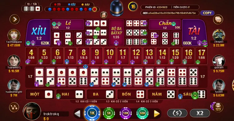 Khám Phá Sức Hấp Dẫn Của Casino Sicbo Tài Xỉu Sảnh Rồng tại Go88 Đẳng Cấp