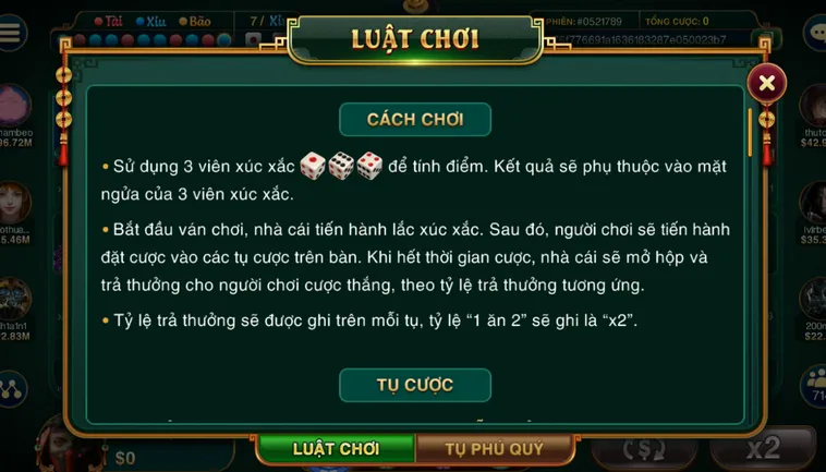 Trải Nghiệm Huyền Thoại Tại Casino Sicbo Đại Phú Quý tại Go88 Siêu Hấp Dẫn