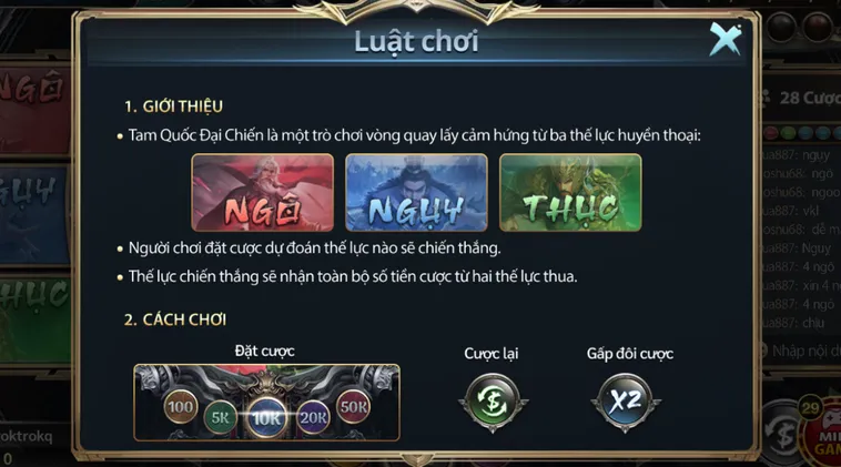 Chinh Phục Siêu Phẩm Minigame Tam Quốc Đại Chiến Tại Go88 Đậm Chất Anh Hùng