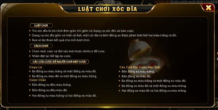 Khám Phá Siêu Phẩm Casino Xóc Đĩa tại Go88 Đẳng Cấp Thế Giới